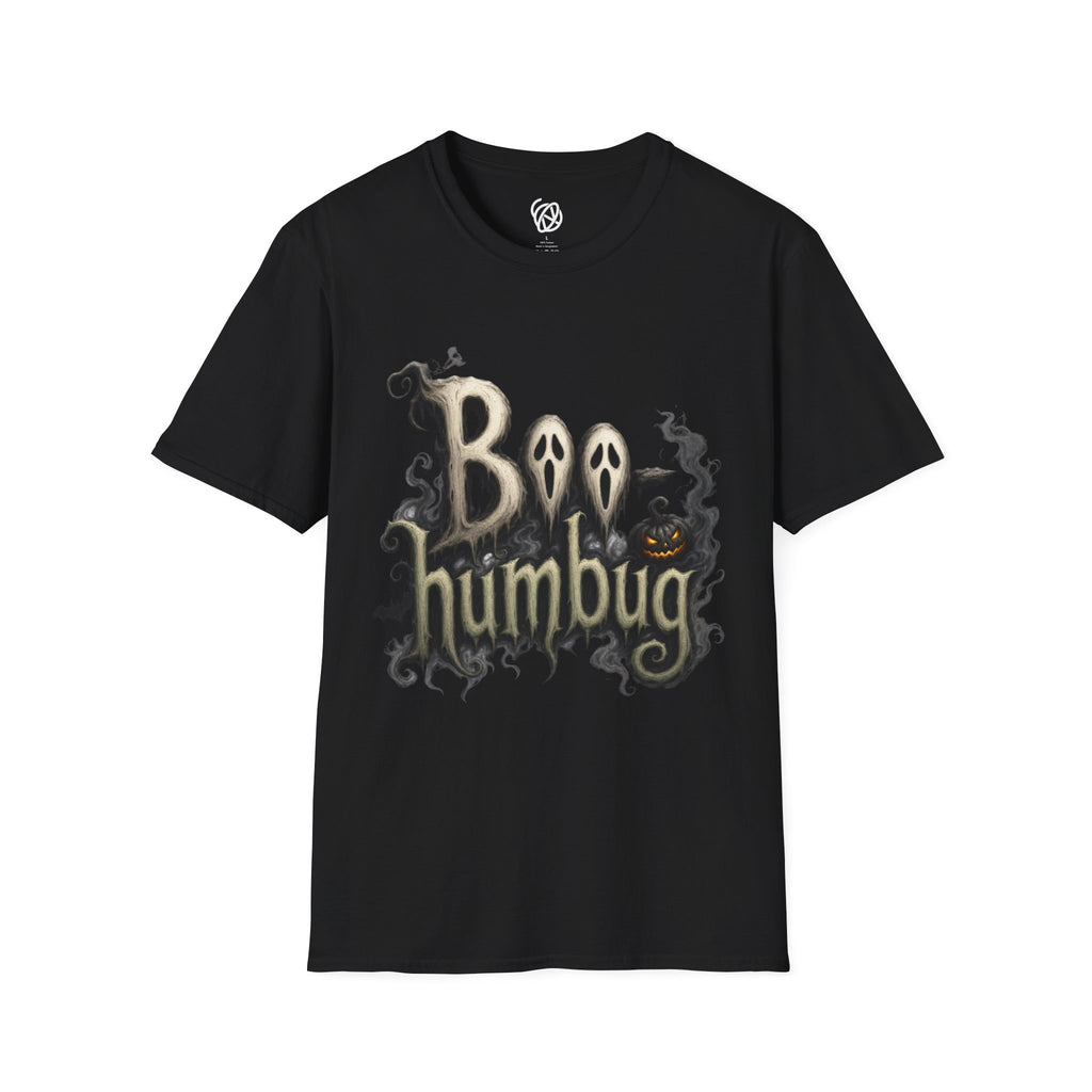 T-Shirt — 'Boo Humbug' Halloween Ghost Graphic Tee