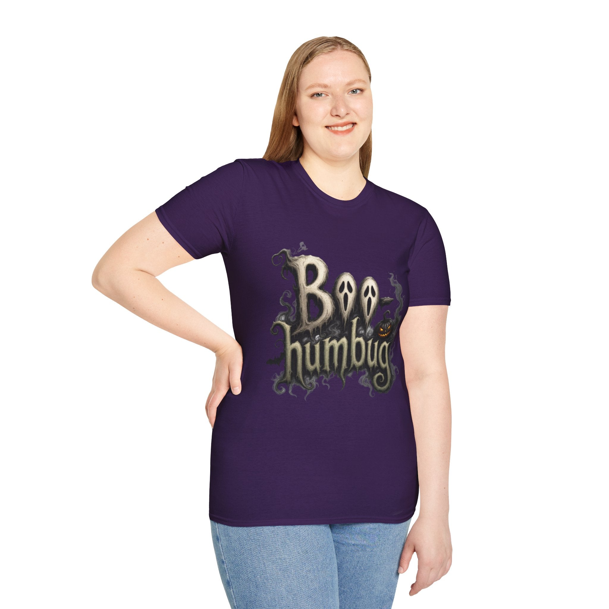 T-Shirt — 'Boo Humbug' Halloween Ghost Graphic Tee