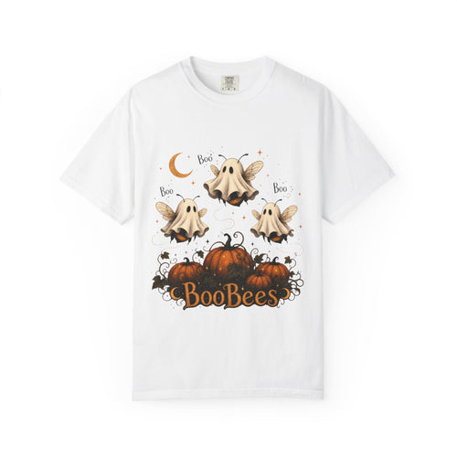 BooBees Halloween T-Shirt — Cute Ghost Bees & Pumpkins Graphic Tee