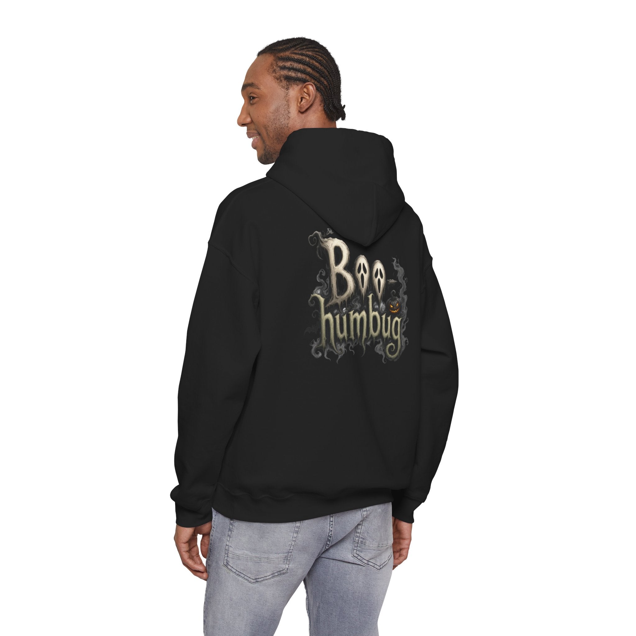 Hoodie — "Boo Humbug" Halloween Graphic Hooded Sweatshirt