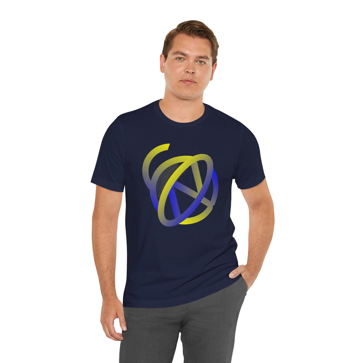 Yellow N Blue Logo - Color