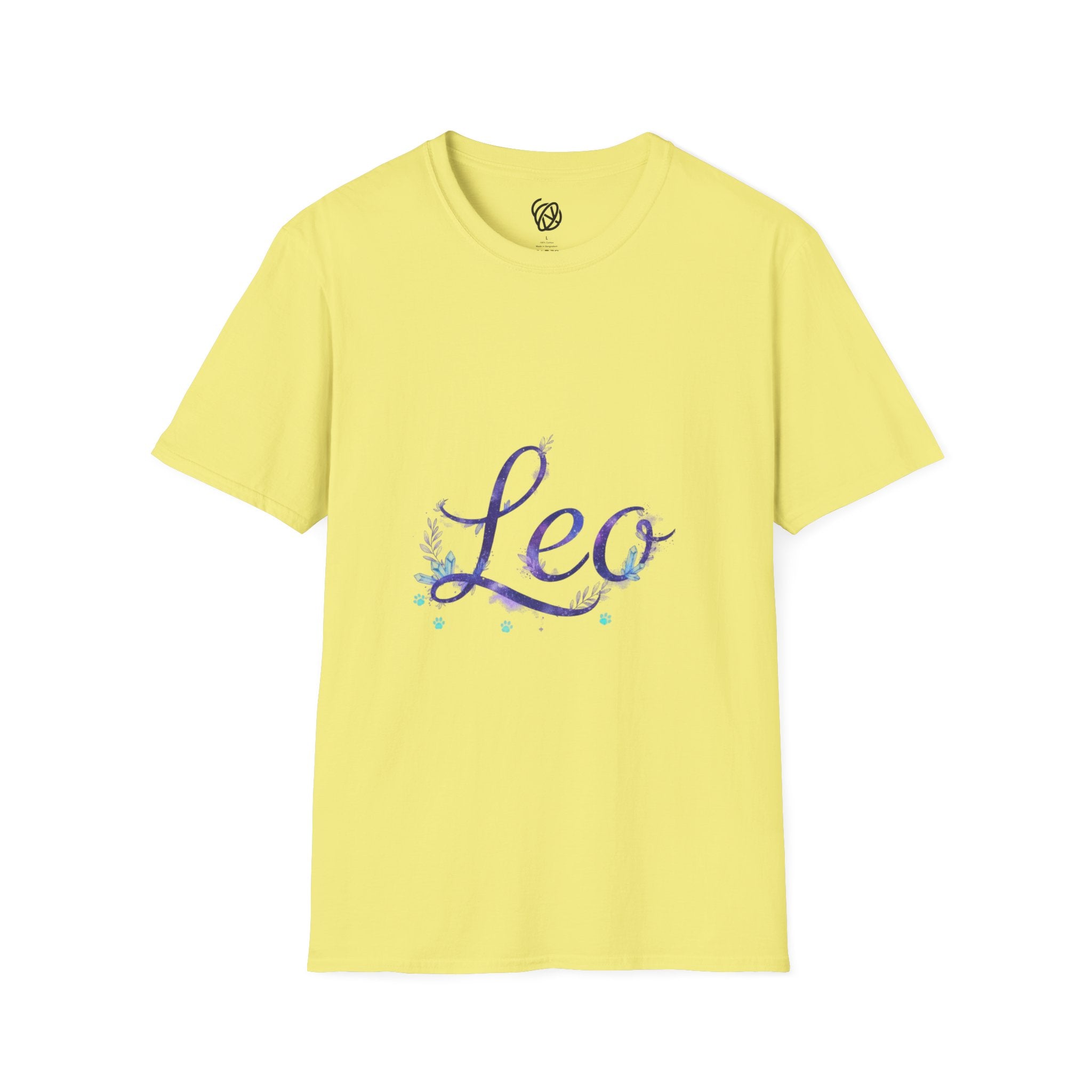 Leo Zodiac T-Shirt — Purple Constellation Astrology Tee