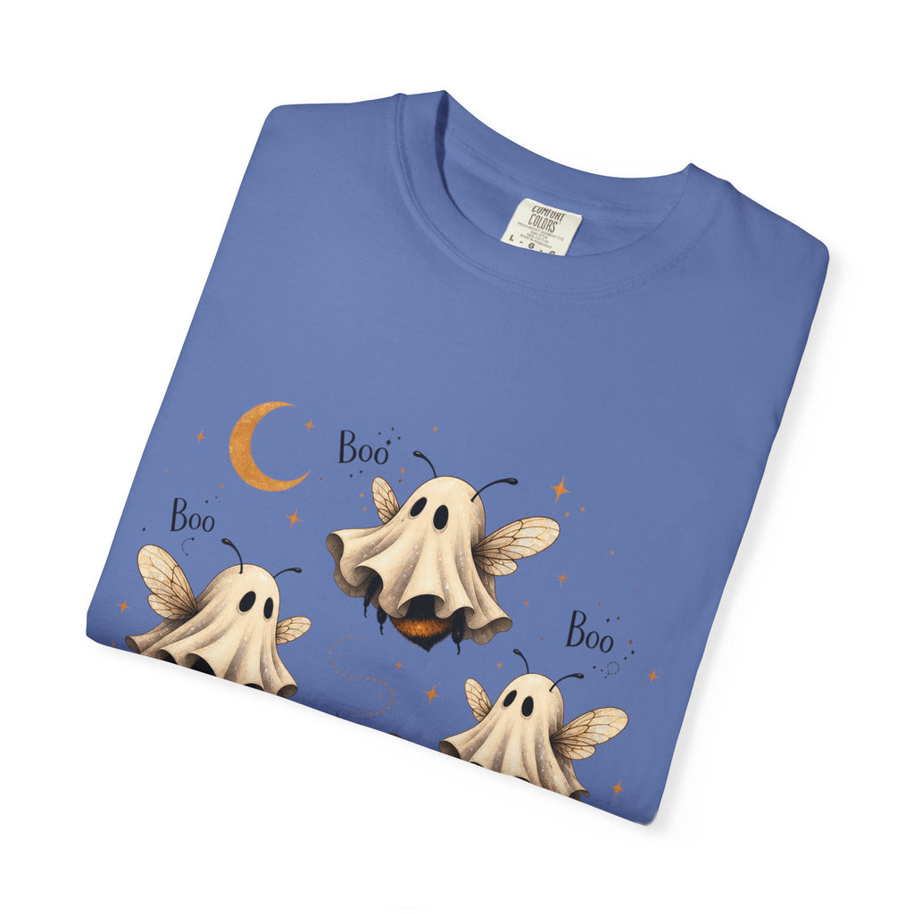 BooBees Halloween T-Shirt — Cute Ghost Bees & Pumpkins Graphic Tee