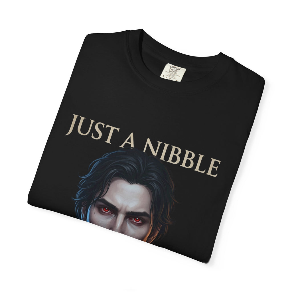 Vampire Portrait T-Shirt "Just a Nibble" – Gothic Gothic Graphic Tee