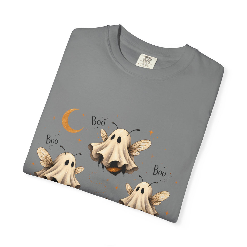 BooBees Halloween T-Shirt — Cute Ghost Bees & Pumpkins Graphic Tee