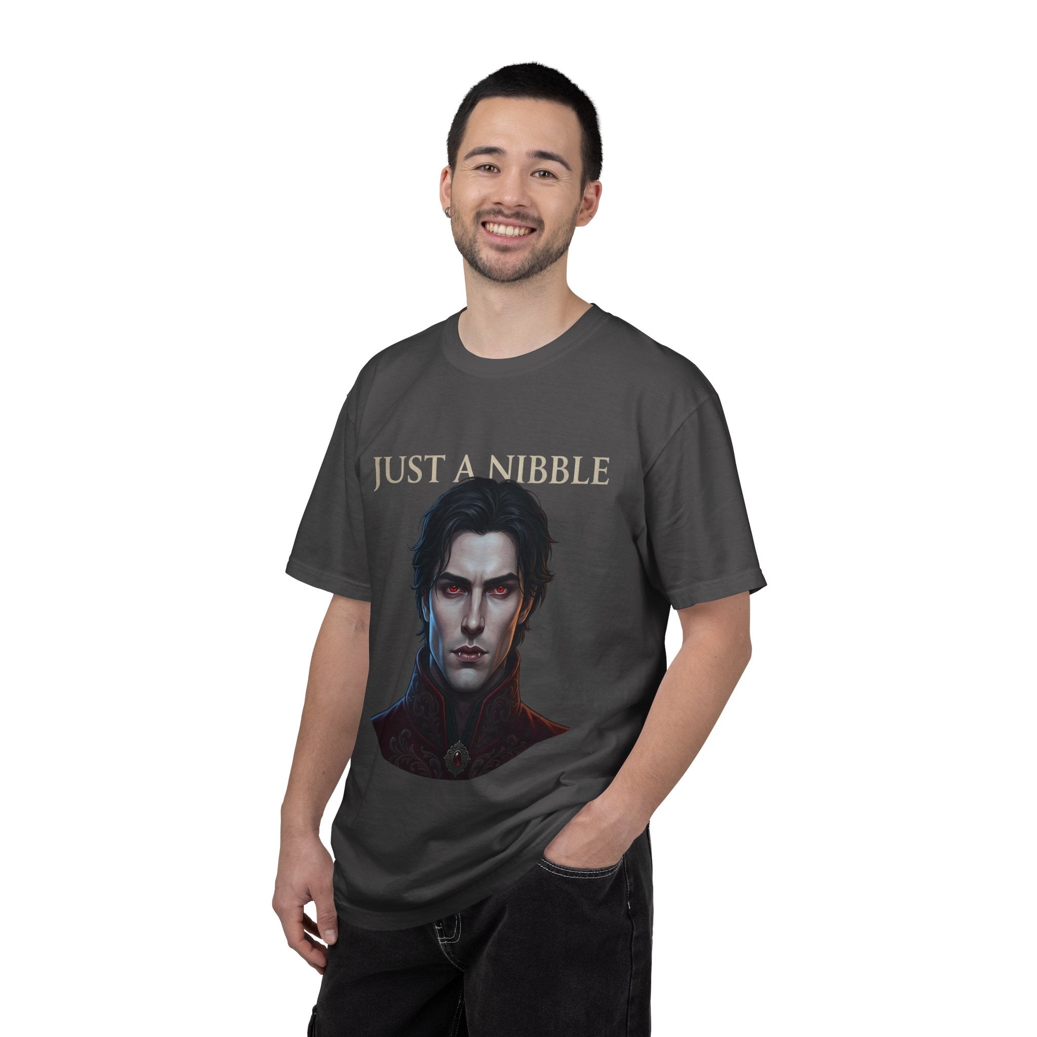 Vampire Portrait T-Shirt "Just a Nibble" – Gothic Gothic Graphic Tee