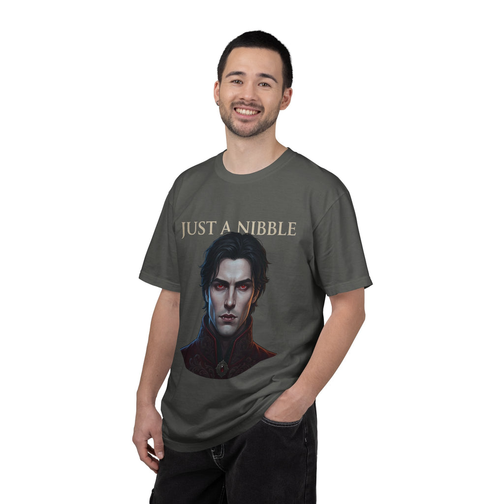 Vampire Portrait T-Shirt "Just a Nibble" – Gothic Gothic Graphic Tee