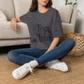 Trick r Treat Halloween T-Shirt — Gothic Spiderweb & Spider Tee