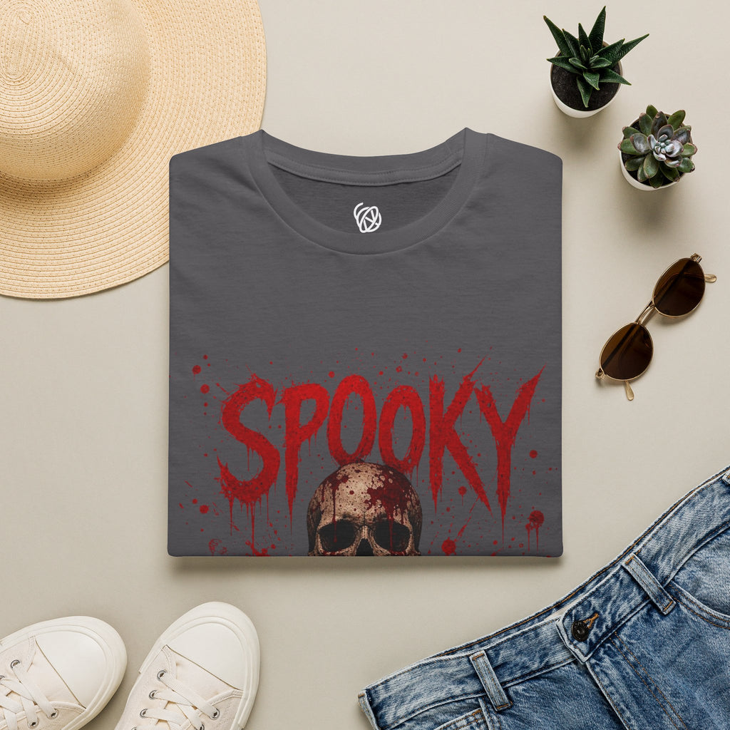 T-Shirt — "Spooky Bitch" Horror Skull Halloween Graphic Tee