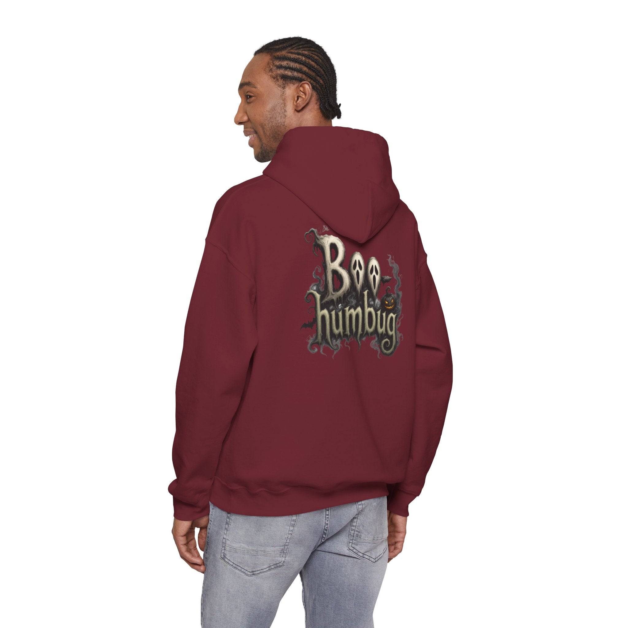 Hoodie — "Boo Humbug" Halloween Graphic Hooded Sweatshirt