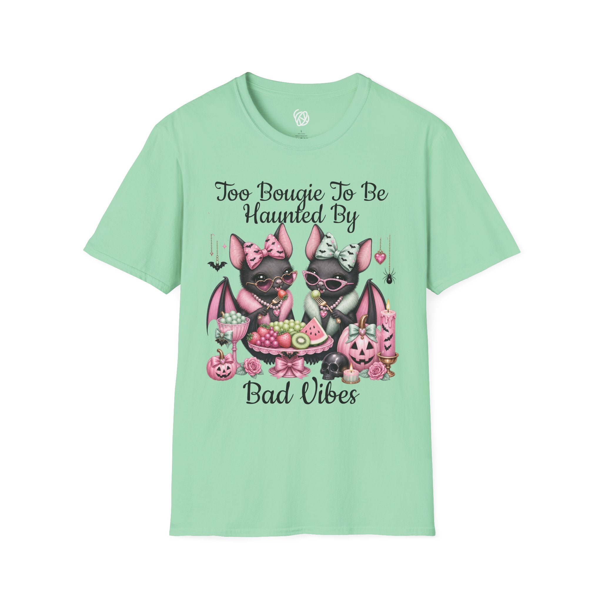 Bat Sisters Graphic Tee — Cute Gothic Kawaii Bats with Bows