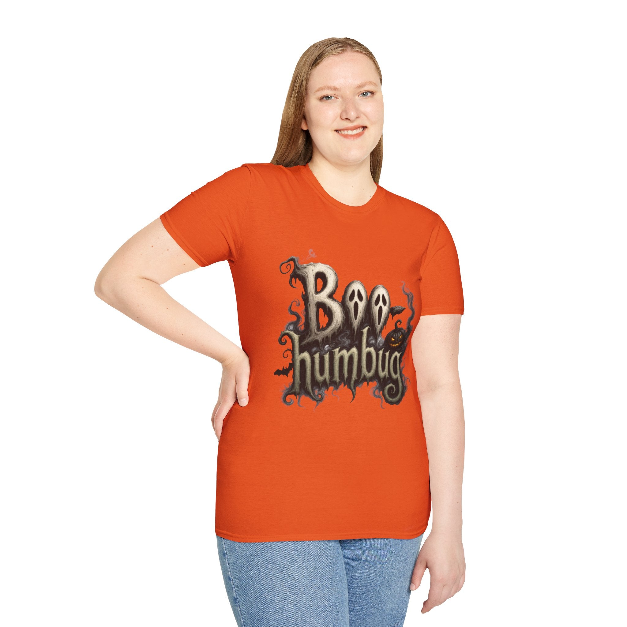 T-Shirt — 'Boo Humbug' Halloween Ghost Graphic Tee