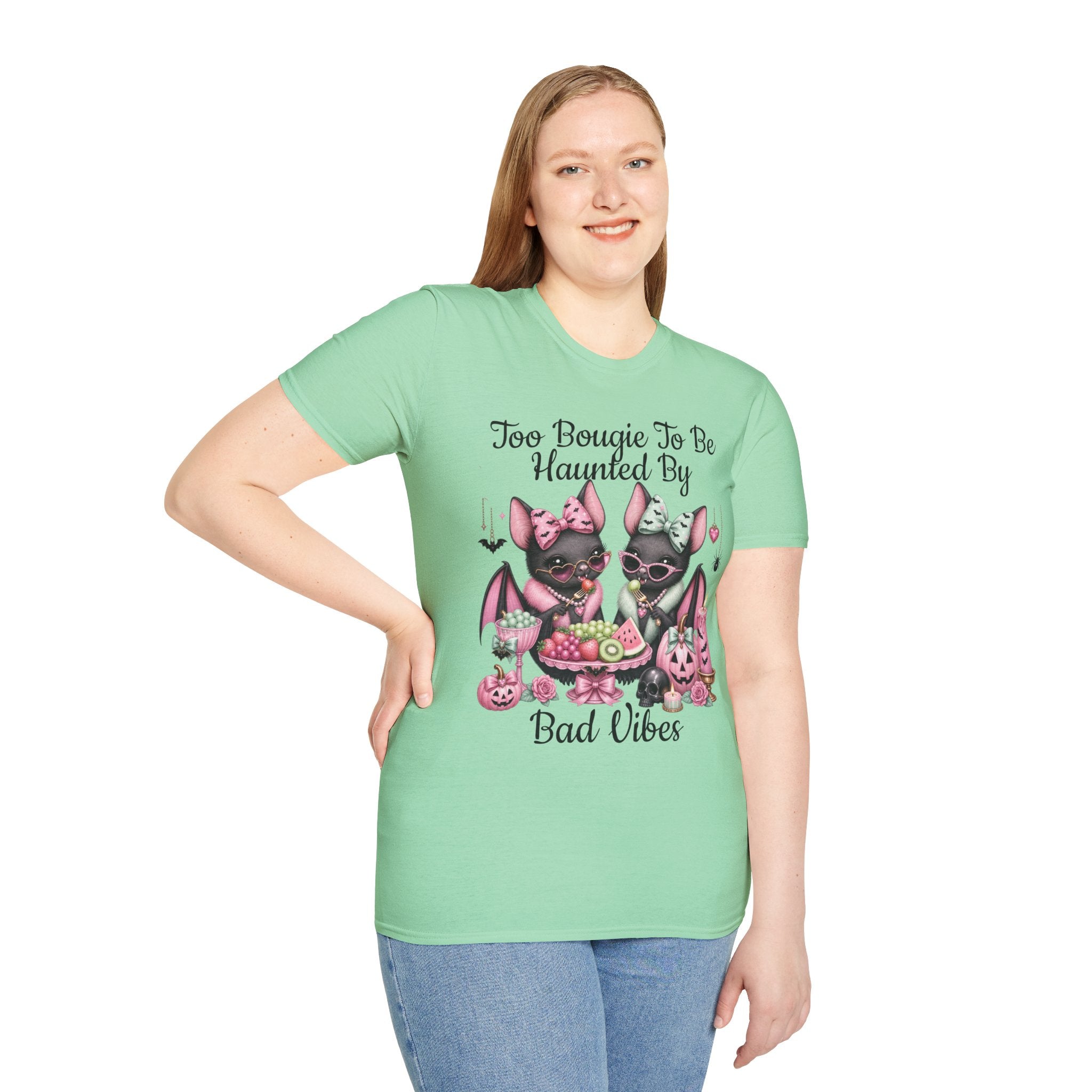 Bat Sisters Graphic Tee — Cute Gothic Kawaii Bats with Bows