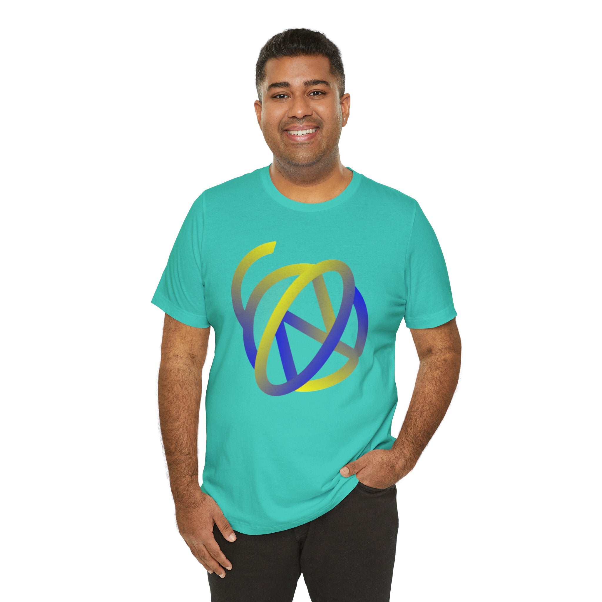 Yellow N Blue Logo - Color