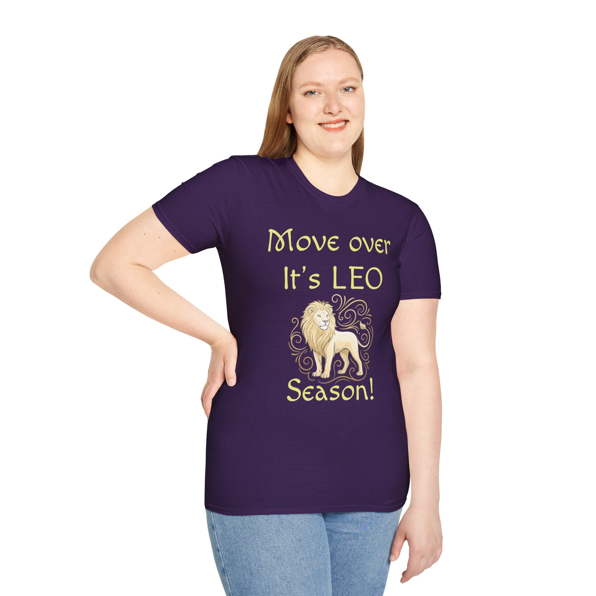 Move Over It’s LEO Season T-Shirt — Zodiac Leo Lion Astrology Tee