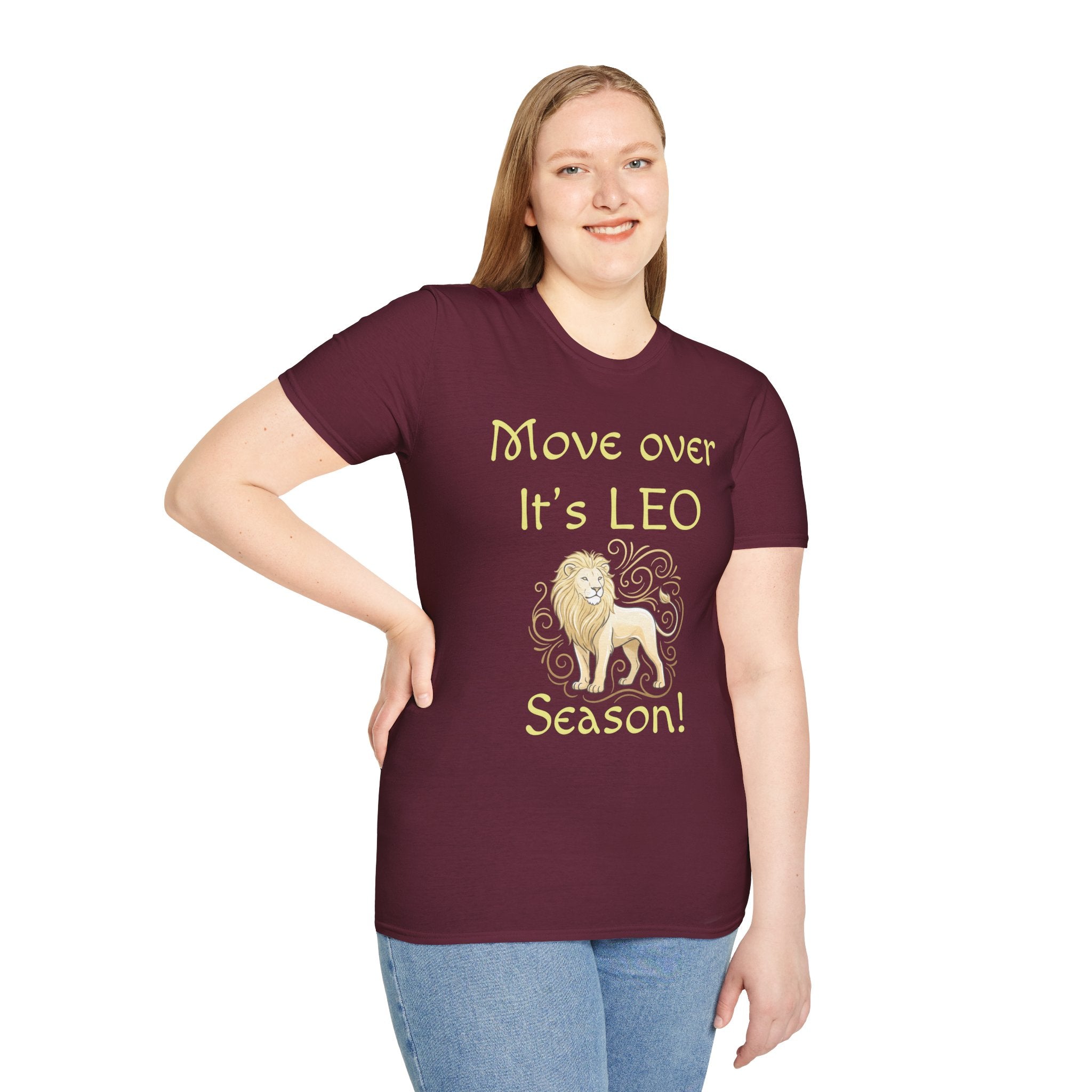 Move Over It’s LEO Season T-Shirt — Zodiac Leo Lion Astrology Tee