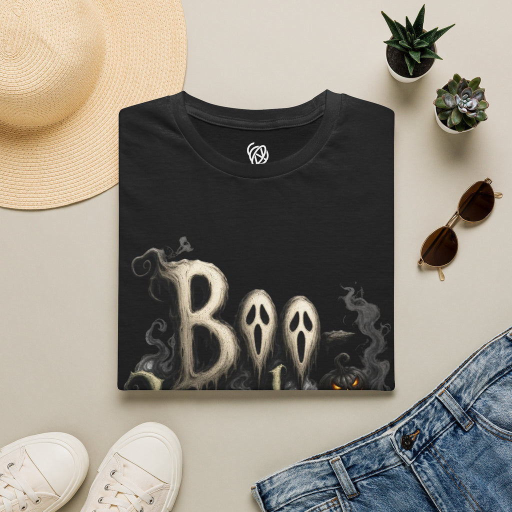 T-Shirt — 'Boo Humbug' Halloween Ghost Graphic Tee