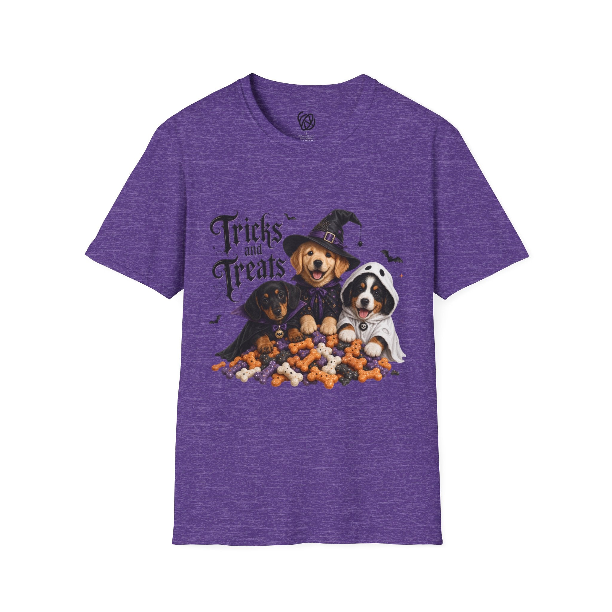 Tricks and Treats Halloween Dog T-Shirt